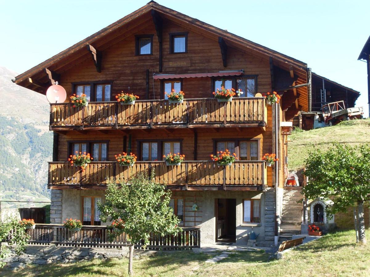 Ferienwohnung Riebe 331 Grächen Exterior foto